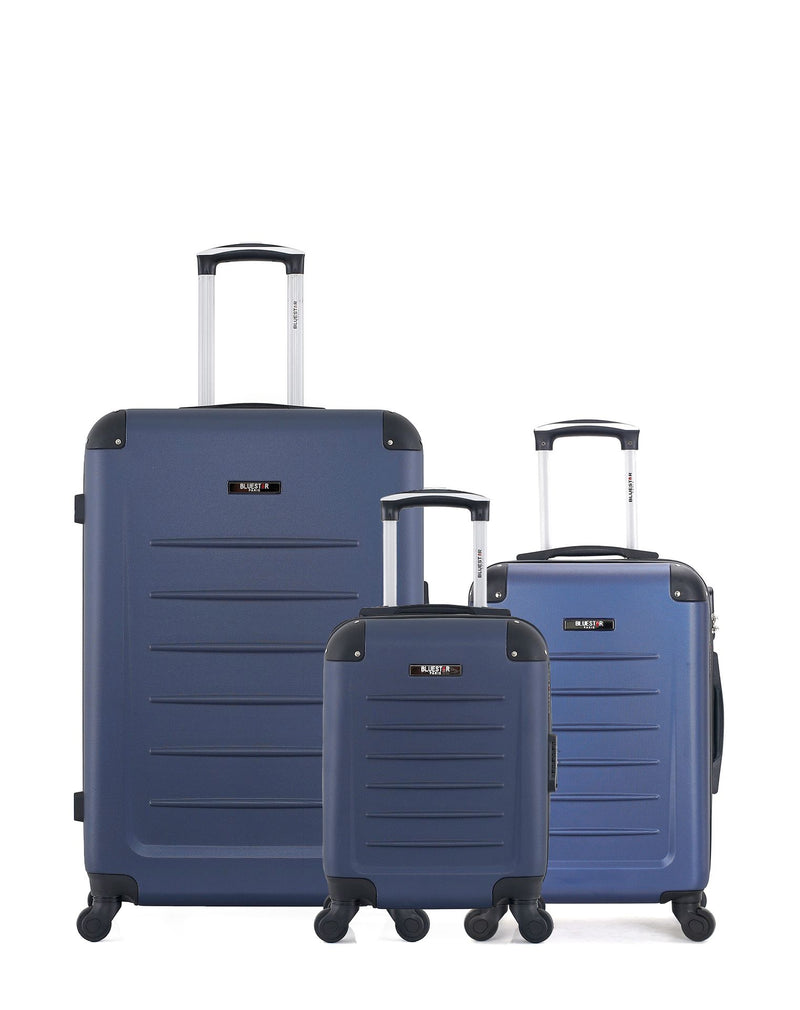 BLUESTAR - LOT DE 3 - Valises grand format, cabine et cabine XXS OPERA