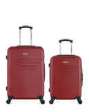 AMERICAN TRAVEL - Lot de 2 - Valises weekend et cabine QUEENS