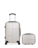 Lot de 2 Valises Rigides Cabine et Vanity CORONADO