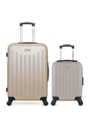 AMERICAN TRAVEL - LOT DE 2 - Valise Week-end et Valise Cabine XXS BROOKLYN