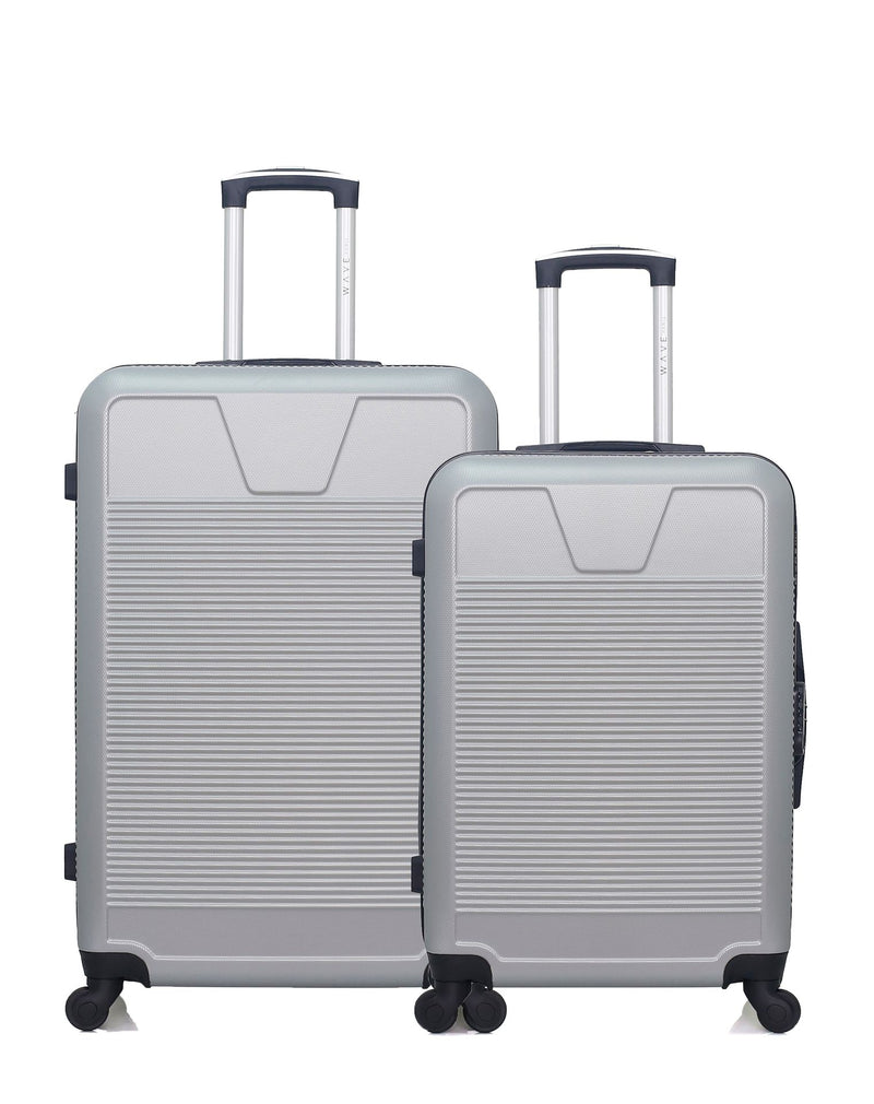 WAVE PARIS - Lot de 2 - Valise grand format et valise weekend SELENGA