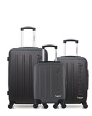 AMERICAN TRAVEL - Lot de 3 - Valises weekend, cabine et cabine XXS BRONX
