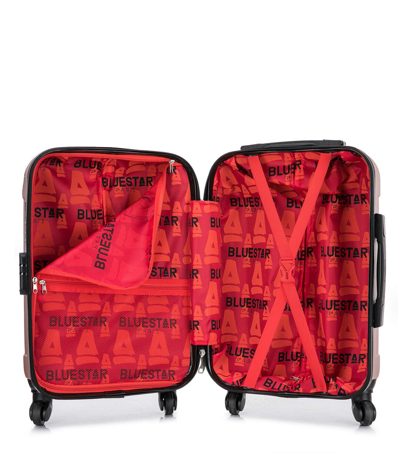 BLUESTAR - Valise Cabine MADRID 55 cm 4 Roues