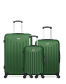 AMERICAN TRAVEL - LOT DE 3 - Valises grand format, weekend et cabine BROOKLYN