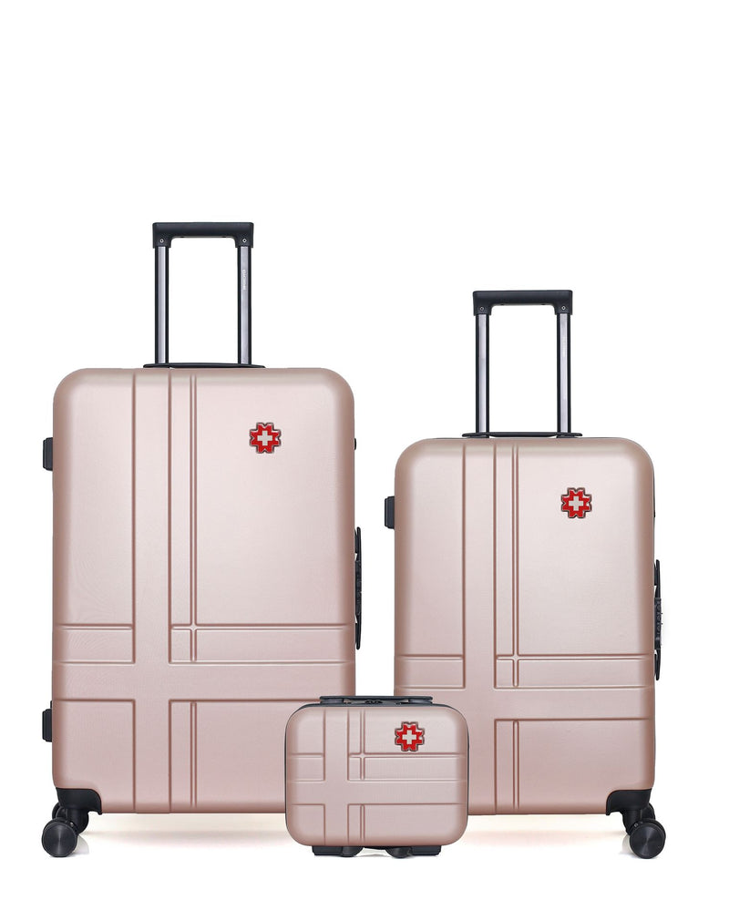 SWISS KOPPER - LOT DE 3 - Valises grand format, weekend et vanity USTER