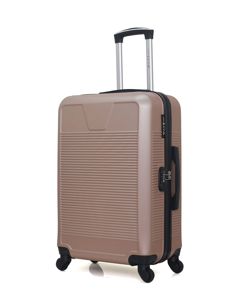 WAVE PARIS - Valise Weekend SELENGA 65 cm 4 Roues