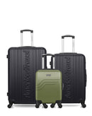 AMERICAN TRAVEL - Lot de 3 - Valises grand format SPRINGFIELD, weekend SPRINGFIELD et cabine XXS QUEENS