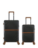 Lot de 2 Valises Rigides Taille Moyenne et Cabine XS OAKLAND