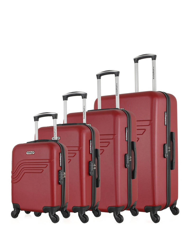 AMERICAN TRAVEL - SET DE 4 ABS QUEENS-M 4 Roues