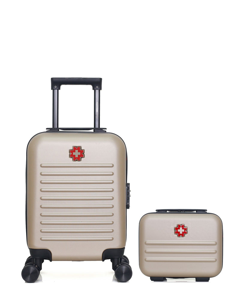 SWISS KOPPER - LOT DE 2 - Valises cabine XXS et vanity WIL