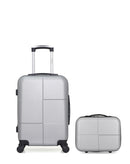 Lot de 2 Valises Rigides Cabine et Vanity CORONADO