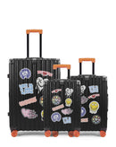 Lot de 3 Valises Rigides Grand Format, Cabine et Cabine XS LUGERS