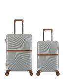 Lot de 2 Valises Rigides Taille Moyenne et Cabine XS OAKLAND
