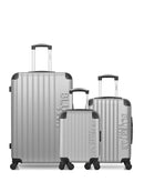 BLUESTAR - LOT DE 3 - Valises grand format, cabine et cabine XXS BUCAREST