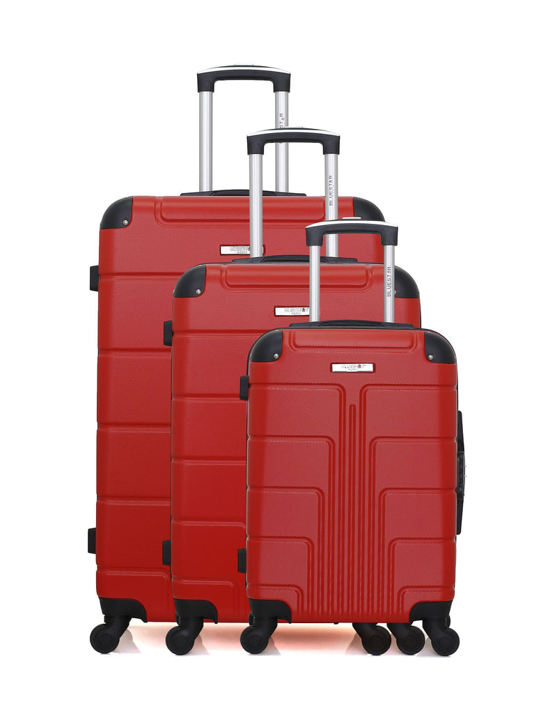 BLUESTAR - Set de 3 Valises OTTAWA 75 cm 4 Roues
