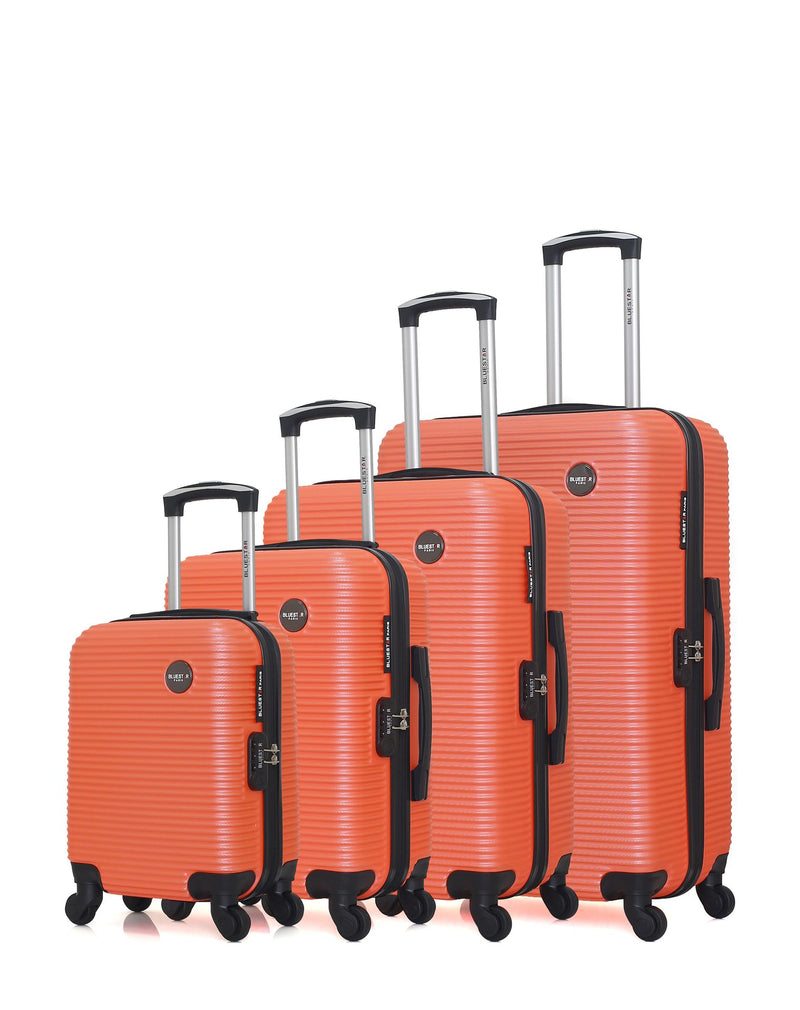 BLUESTAR - Set de 4 Valises LONDON-M 75 cm 4 Roues
