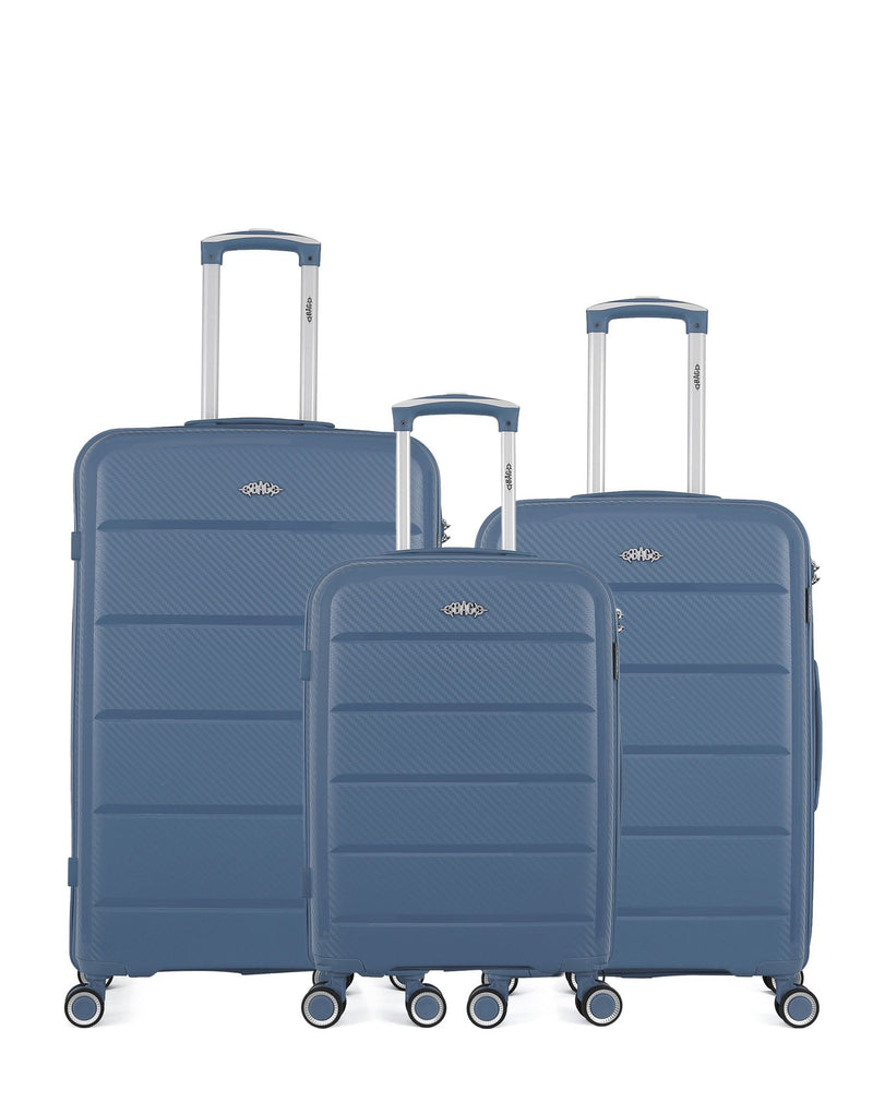 OBAGO  -  Lot de 3  -  Valise grand format , valise weekend et valise cabine PHENIX