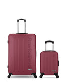 AMERICAN TRAVEL - LOT DE 2 - Valises grand format et cabine XXS BRONX