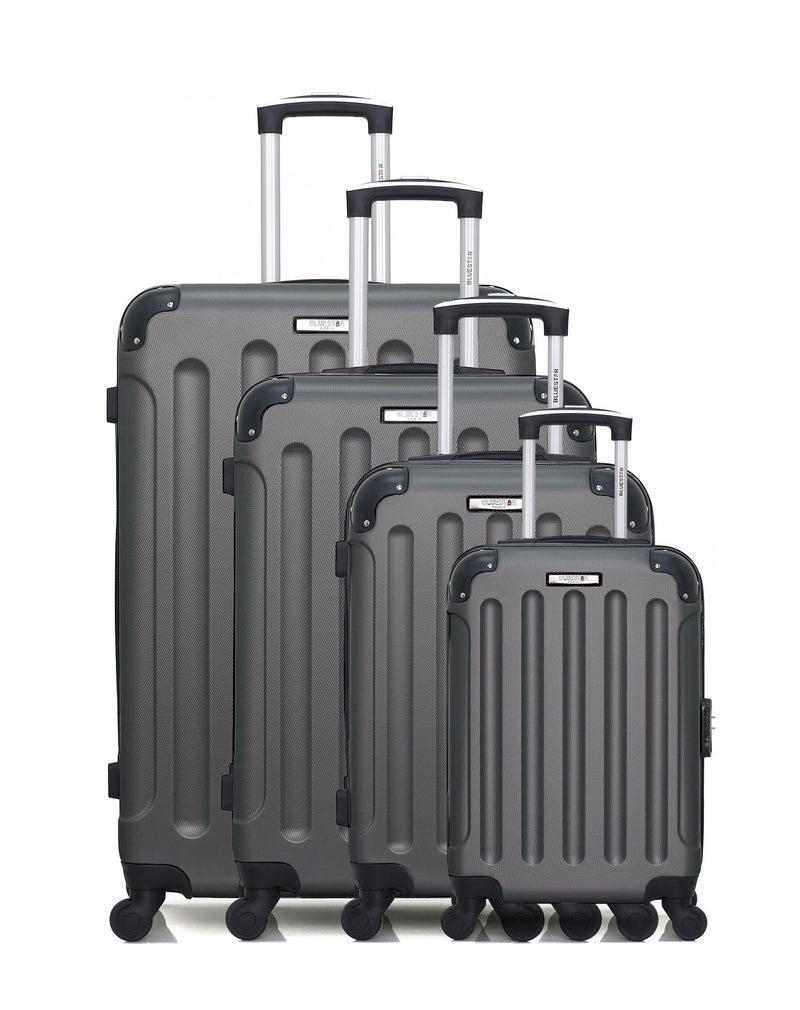 BLUESTAR - Set de 4 Valises MADRID-M 75 cm 4 Roues