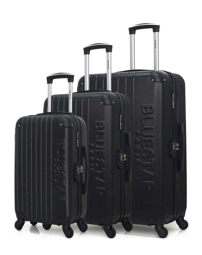 BLUESTAR - Set de 3 Valises BUCAREST 75 cm 4 Roues