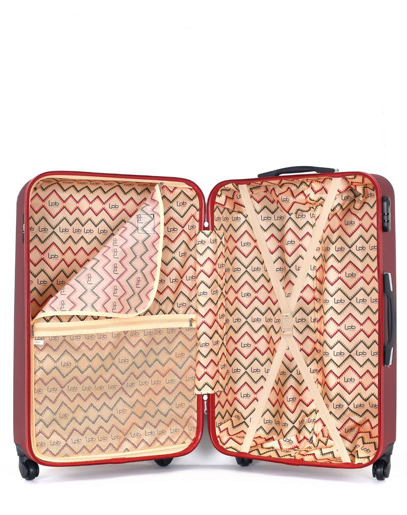LPB LUGGAGE - Set de 4 Valises HAMBOURG-C 75 cm 4 Roues