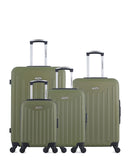 AMERICAN TRAVEL - LOT DE 4 - Valises grand format, weekend, cabine et cabine XXS BROOKLYN