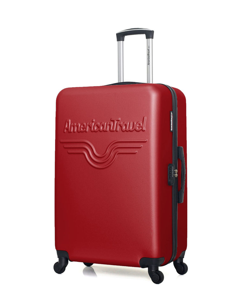 AMERICAN TRAVEL - LOT DE 3 - Valises grand format, weekend et cabine CHELSEA