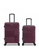 Lot de 2 Valises Rigides Taille Moyenne et Cabine LIVIA