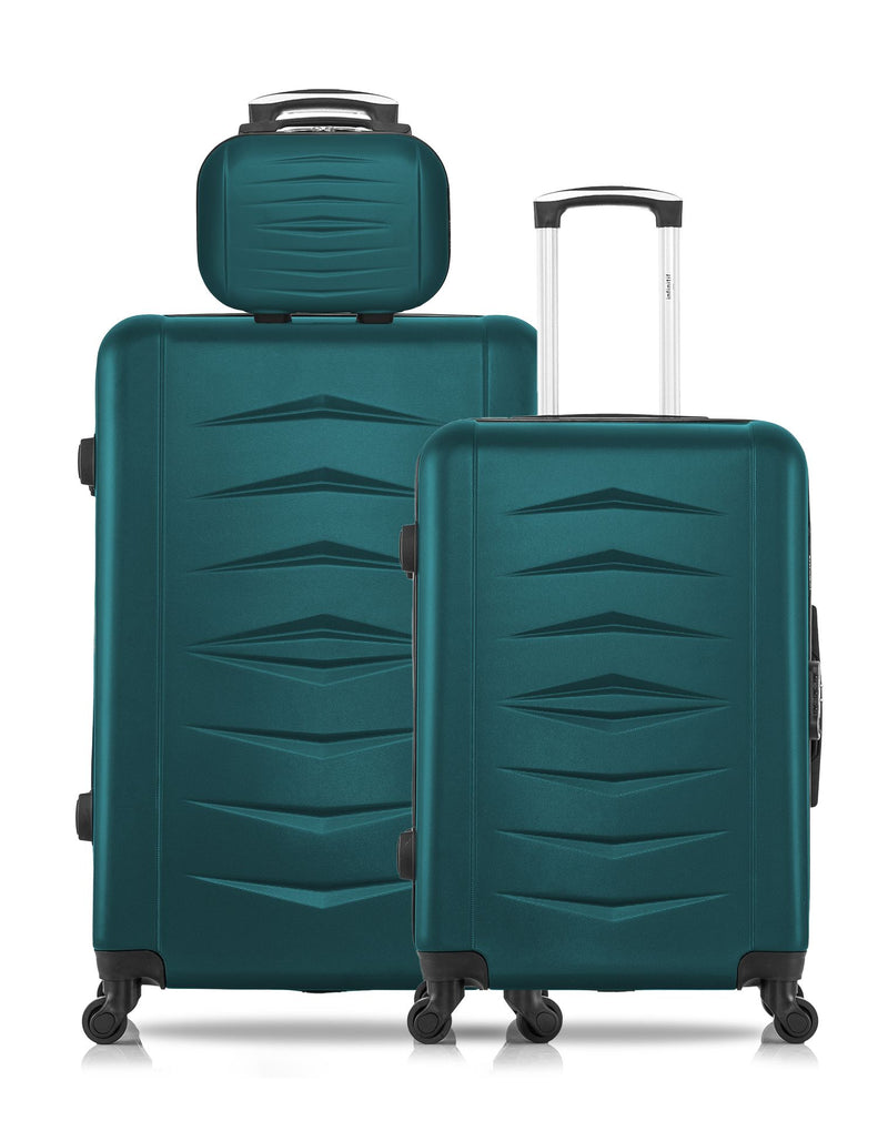 Lot de 3 - Valises grand format, weekend et vanity OVIEDO