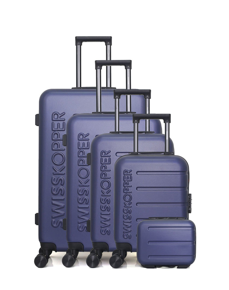 SWISS KOPPER - Set de 5 Valises AIGLE-U 75 cm 4 Roues