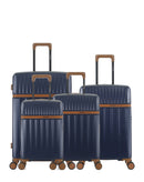 Lot de 4 Valises Rigides Grand Format, Taille Moyenne, Cabine et Cabine XS ZERMATT