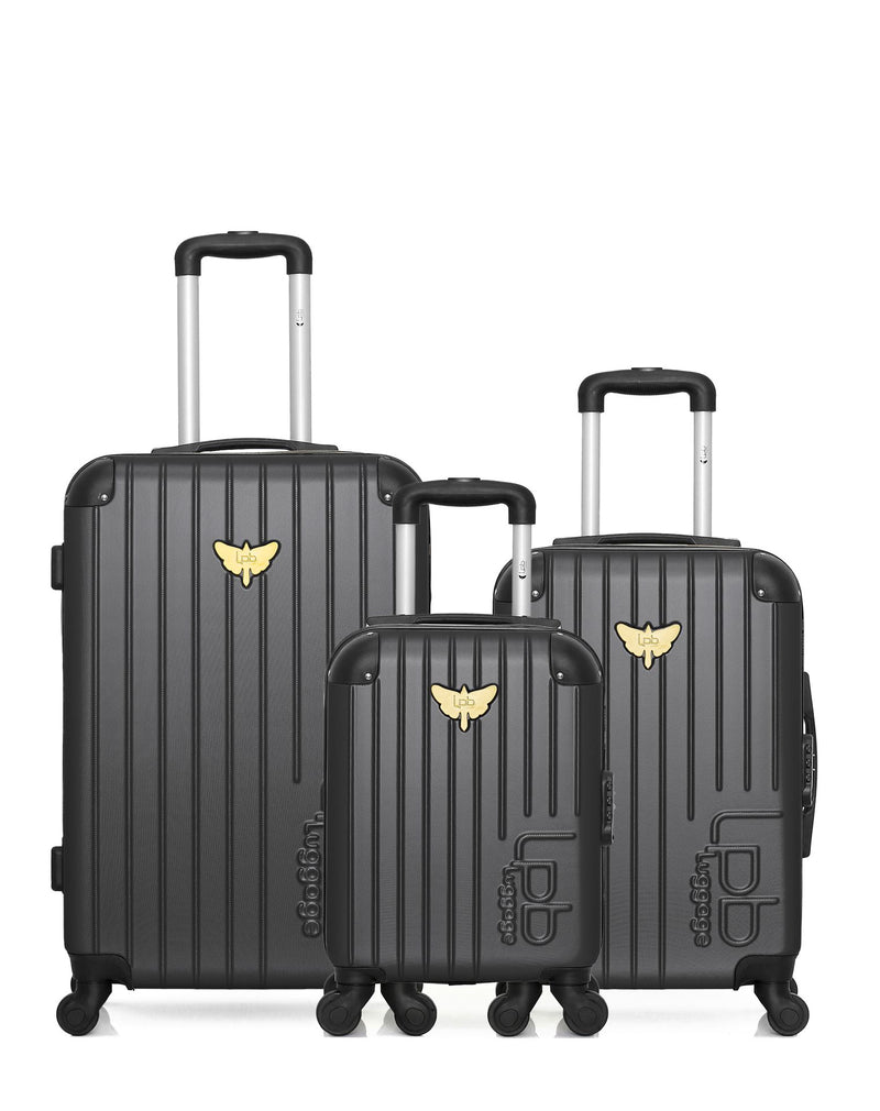 LPB LUGGAGE  -  Lot de 3  -  Valise weekend , valise cabine et valise cabine XXS MARIANNE