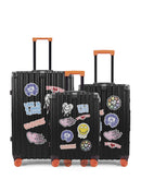 Lot de 3 Valises Rigides Grand Format, Taille Moyenne et Cabine LUGERS