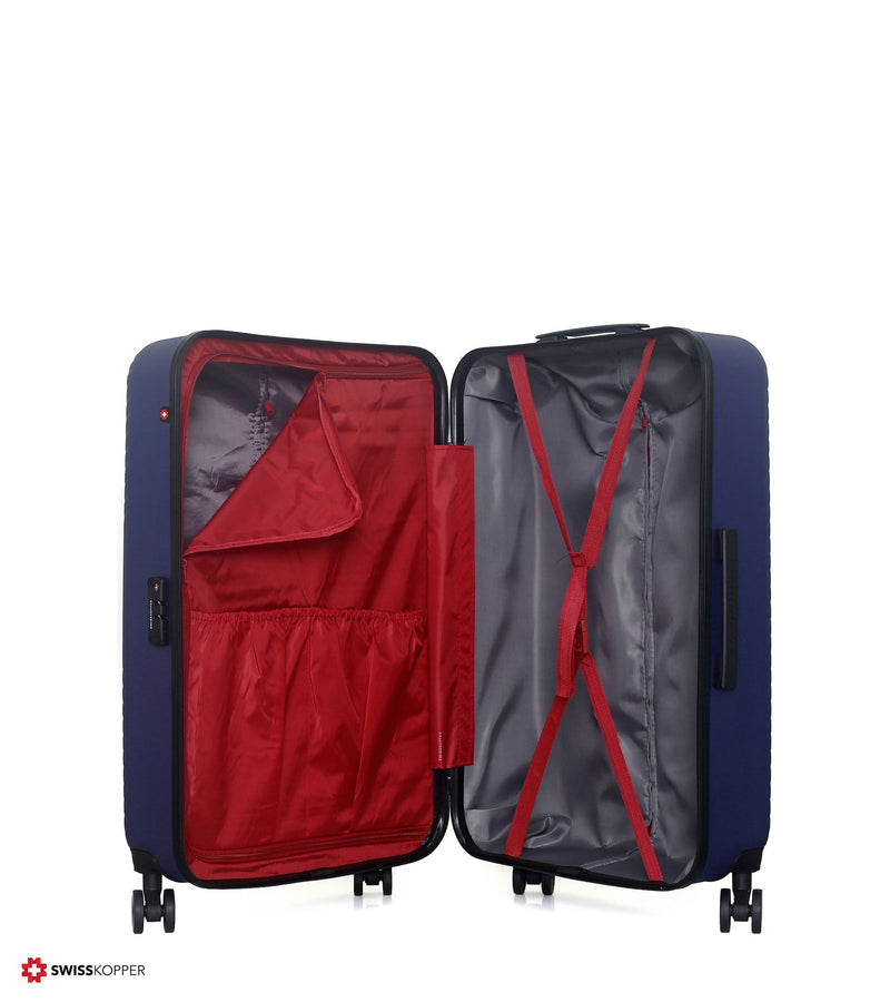 SWISS KOPPER  -  Lot de 4  -  Valise grand format, valise weekend, valise cabine, valise cabine XXS SPIEZ