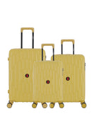 Lot de 3 Valises Rigides Taille Moyenne, Cabine et Cabine XS ODEON