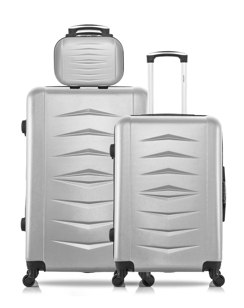 Lot de 3 - Valises grand format, weekend et vanity OVIEDO