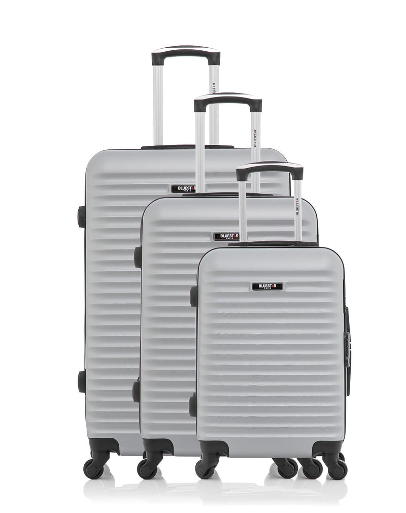 BLUESTAR - Set de 3 Valises BRAZILIA 75 cm 4 Roues