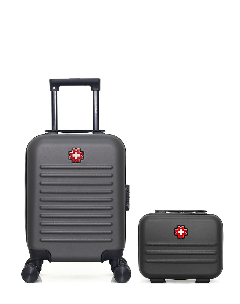 SWISS KOPPER - LOT DE 2 - Valises cabine XXS et vanity WIL