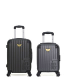LPB LUGGAGE - Lot de 2 - Valises cabine et cabine XXS MARIANNE