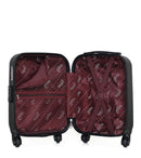 AMERICAN TRAVEL - Lot de 3 - Valises grand format BROOKLYN, weekend SPRINGFIELD et cabine XXS SPRINGFIELD