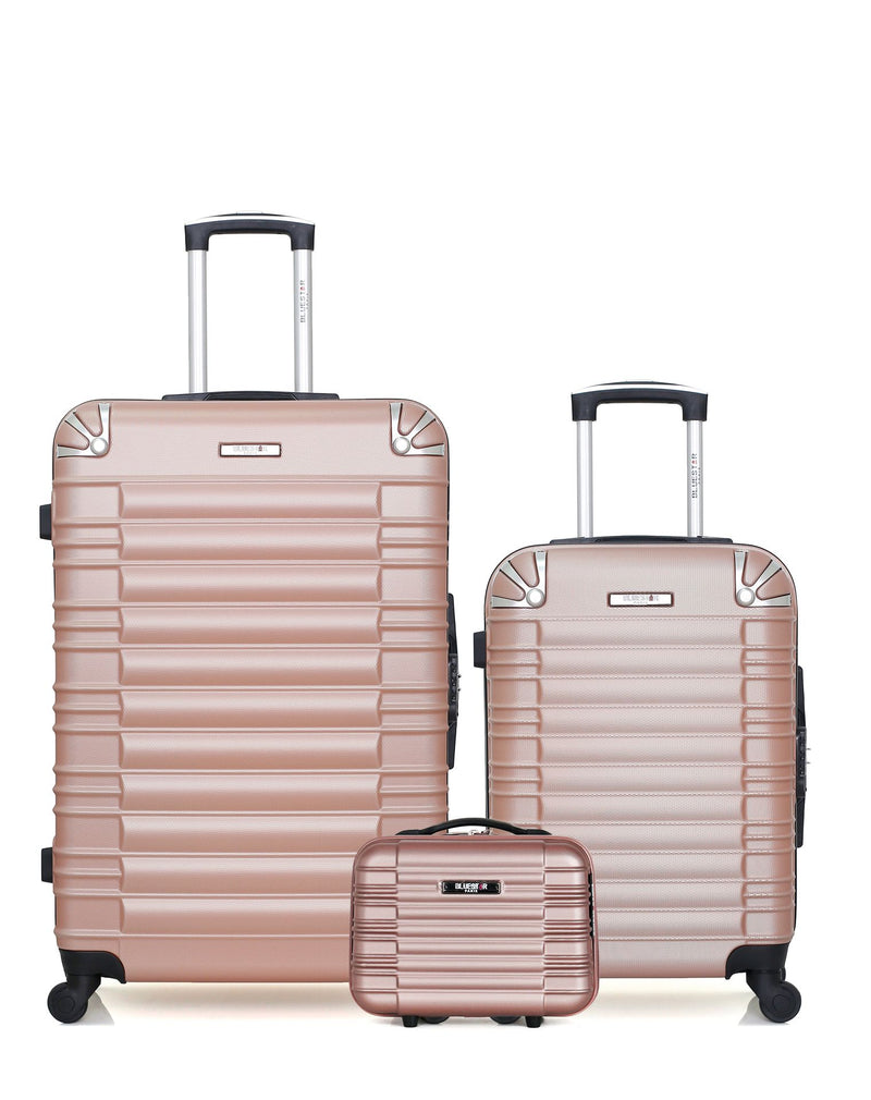 BLUESTAR - LOT DE 3 - Valises grand format, cabine et vanity LIMA