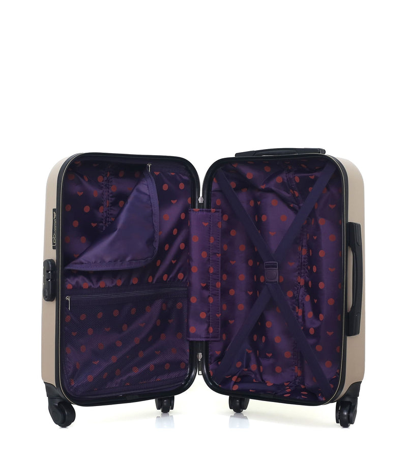 Lot de 2 - Valise cabine et vanity ELEONOR