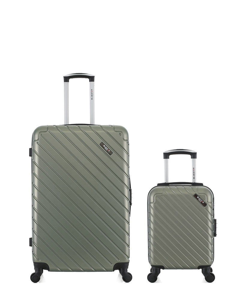 BLUESTAR - Lot de 2 Valise grand format et valise cabine XXS CITE -
