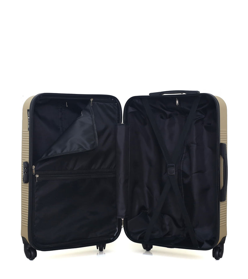 WAVE PARIS - Valise Weekend SELENGA 65 cm 4 Roues