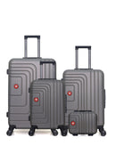 SWISS KOPPER - LOT DE 4 - Valise Grand Format, Valise Week-end, Valise Cabine et Vanity RUTI