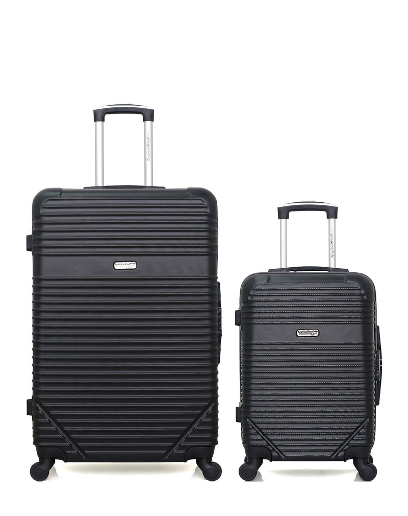 AMERICAN TRAVEL - Lot de 2 - Valises grand format et cabine MEMPHIS