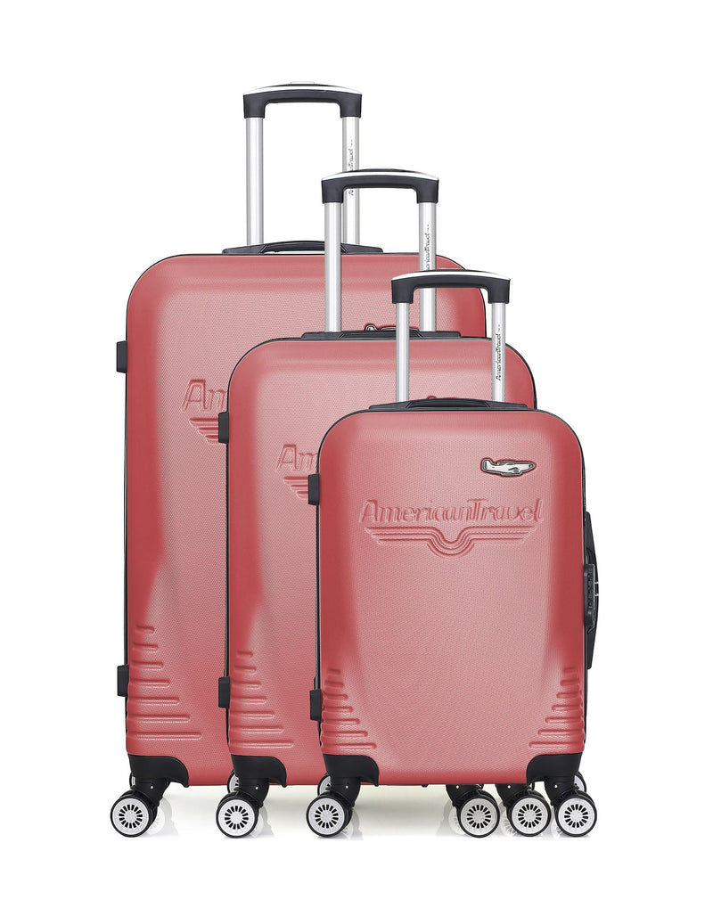 AMERICAN TRAVEL - Set de 3 Valises DC