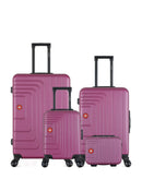 SWISS KOPPER - LOT DE 4 - Valise Grand Format, Valise Week-end, Valise Cabine XXS et Vanity RUTI