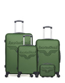 AMERICAN TRAVEL - LOT DE 4 - Valises grand format, weekend, cabine et vanity CHELSEA