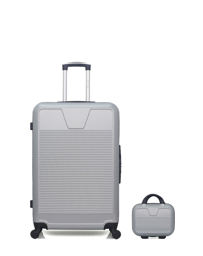 WAVE PARIS - Lot de 2 - Valises Grand Format et Vanity SELENGA